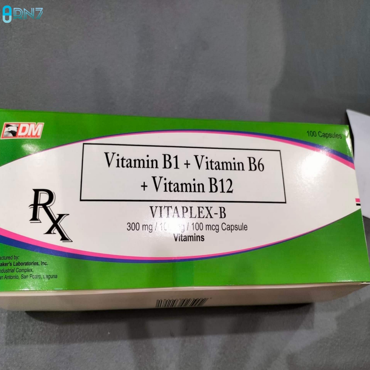 VITAPLEX -B Vitamin B1 + Vitamin B6 + Vitamin B12 Capsule 300mg/100mg ...