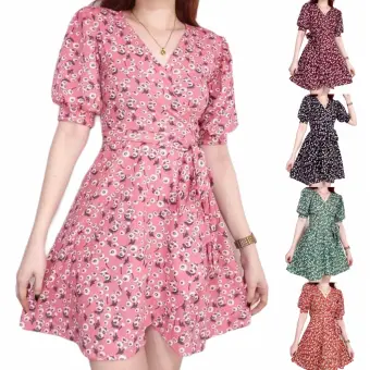 lazada wrap dress