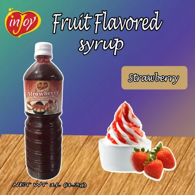 Injoy Fruit Syrup Strawberry Flavor 1L
