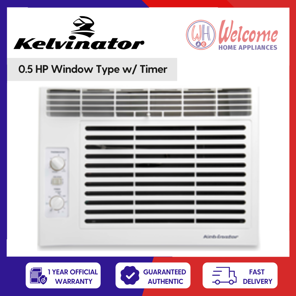 Kelvinator 0.5HP Window Type Aircon with Timer WKELZ006EC1 Lazada PH