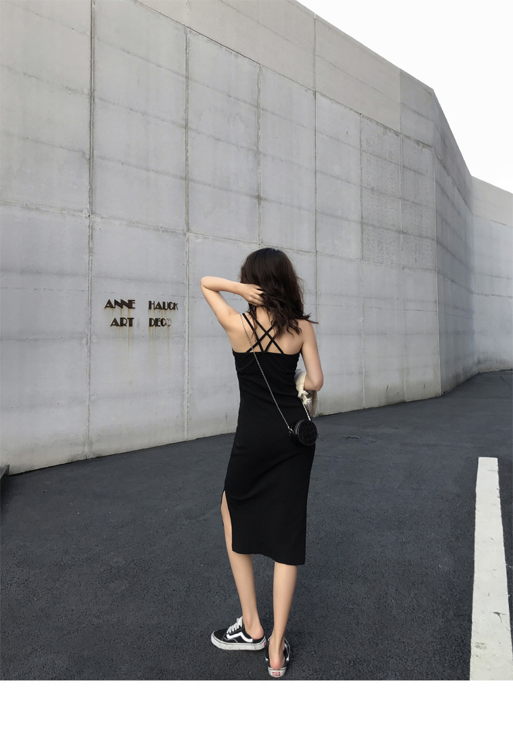 Mid-length Suspender Dress Summer Women's Dress