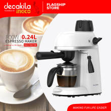 Decakila KECF007W Espresso Coffee Maker 0.24L (4 cups) 800W With Fronting Function POWERED BY INGCO