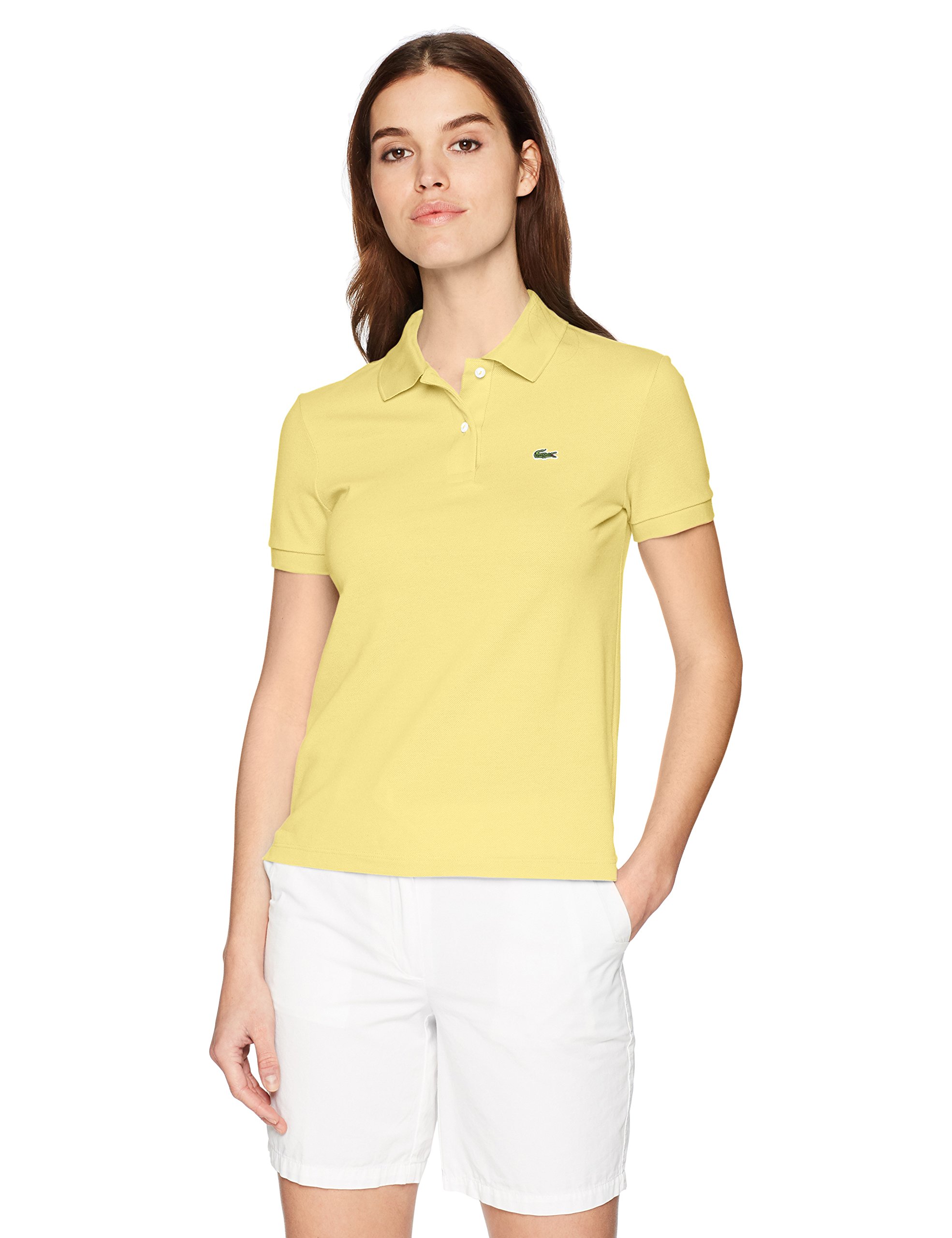 ladies yellow polo shirt