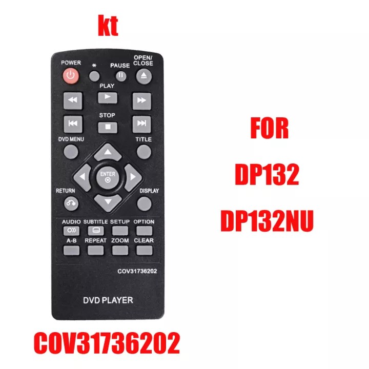 New COV31736202 For LG DVD Player DP132 DP132NU Remote Control Replacements Lazada PH