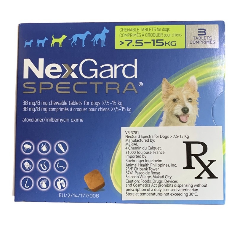 NexGard Spectra Chewable Tablet for Dogs with STICKER | Lazada PH