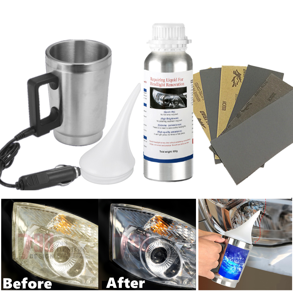 2022Car Headlights Cleaning Liquid Polymer Headlights Polishing Paste