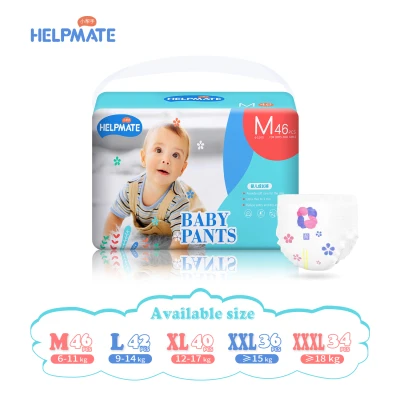HELPMATE Baby Diaper Dry pants Disposable Diaper for Baby on sale Size M46/L42/XL40/XXL36/XXXL32
