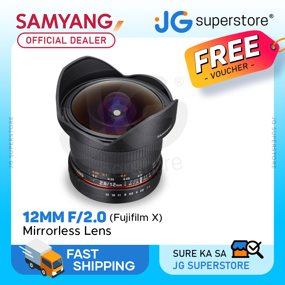 Samyang 12MM F ED AS NCS Lens for Fujifilm X Mount SY12M-FX