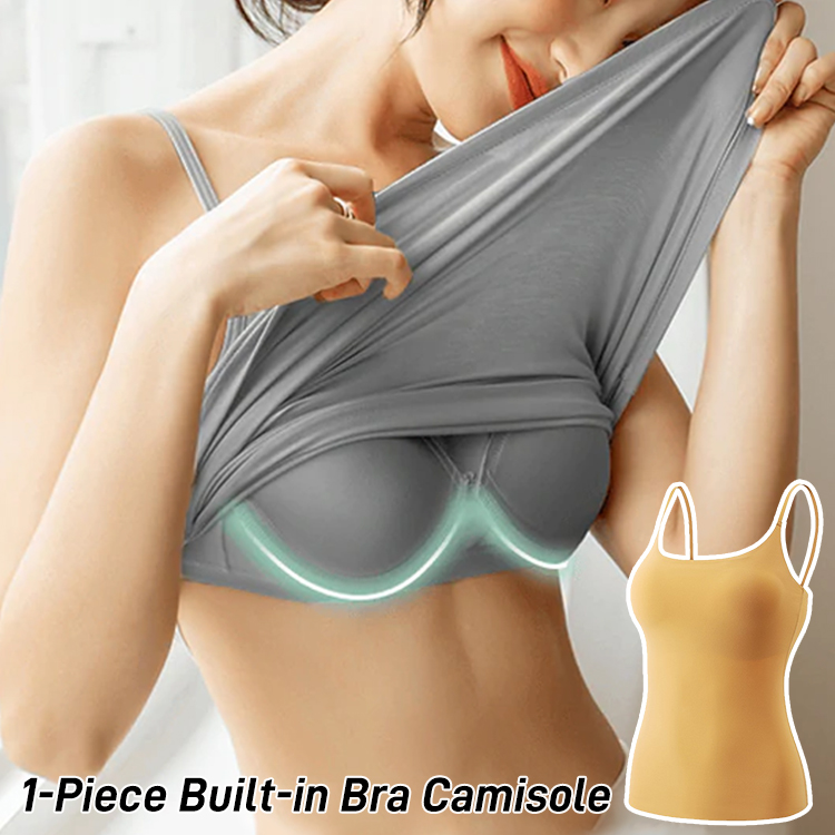 Women Padded Bra Spaghetti Camisole Top Vest Female Camisole With
