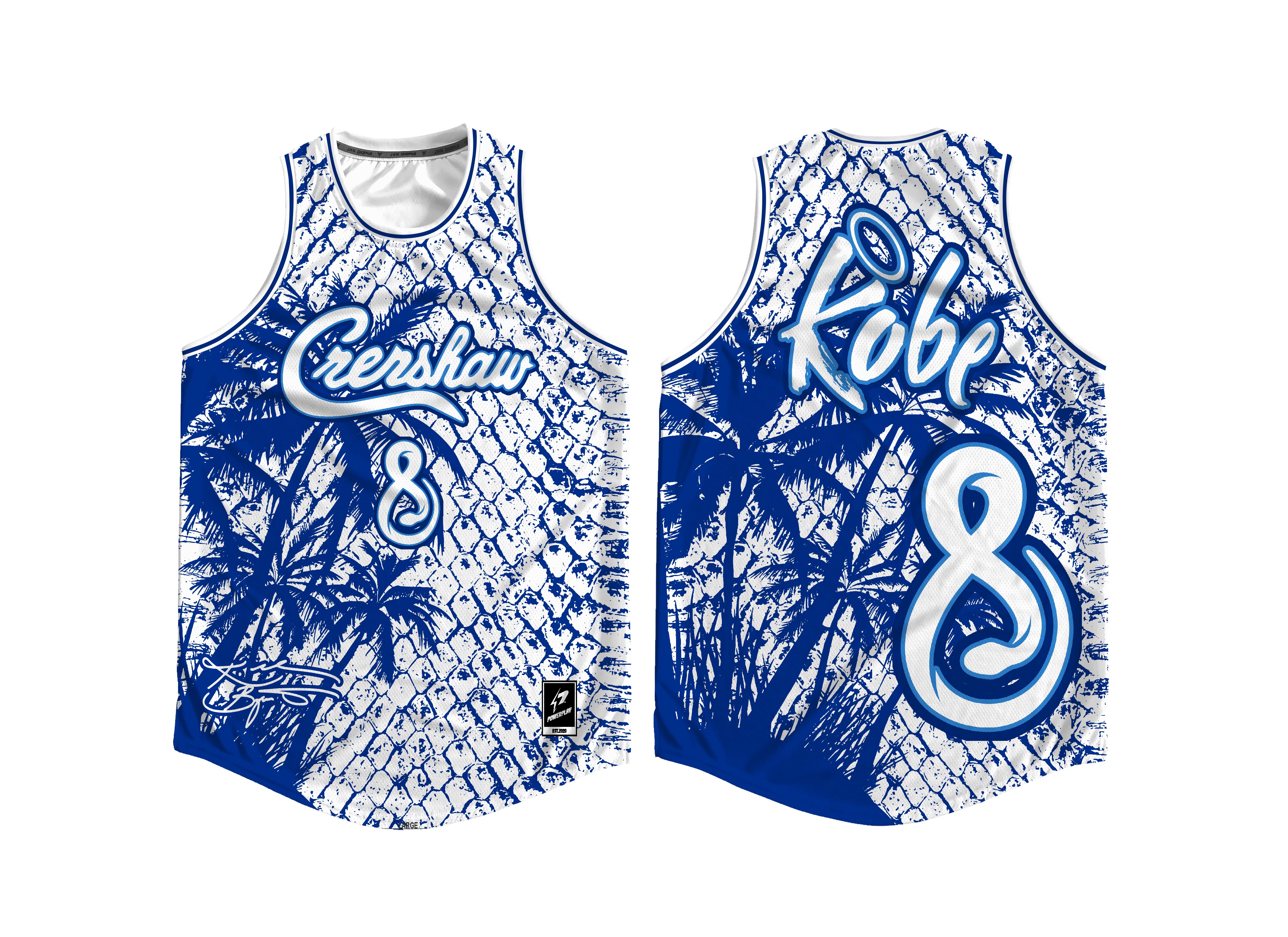 KOBE BRYANT CRENSHAW FULL SUBLIMATION JERSEY