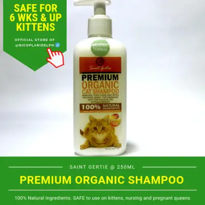 Saint Gertie Premium Organic Cat Shampoo Mother Nature Scent (250ml)
