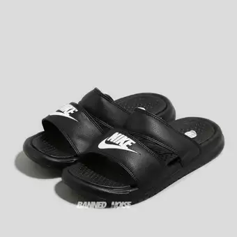 nike slippers two straps