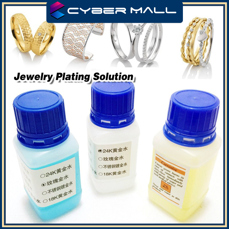 Jewelry Plating Solution Rose Gold 24K Gold Platinum Plating Solution