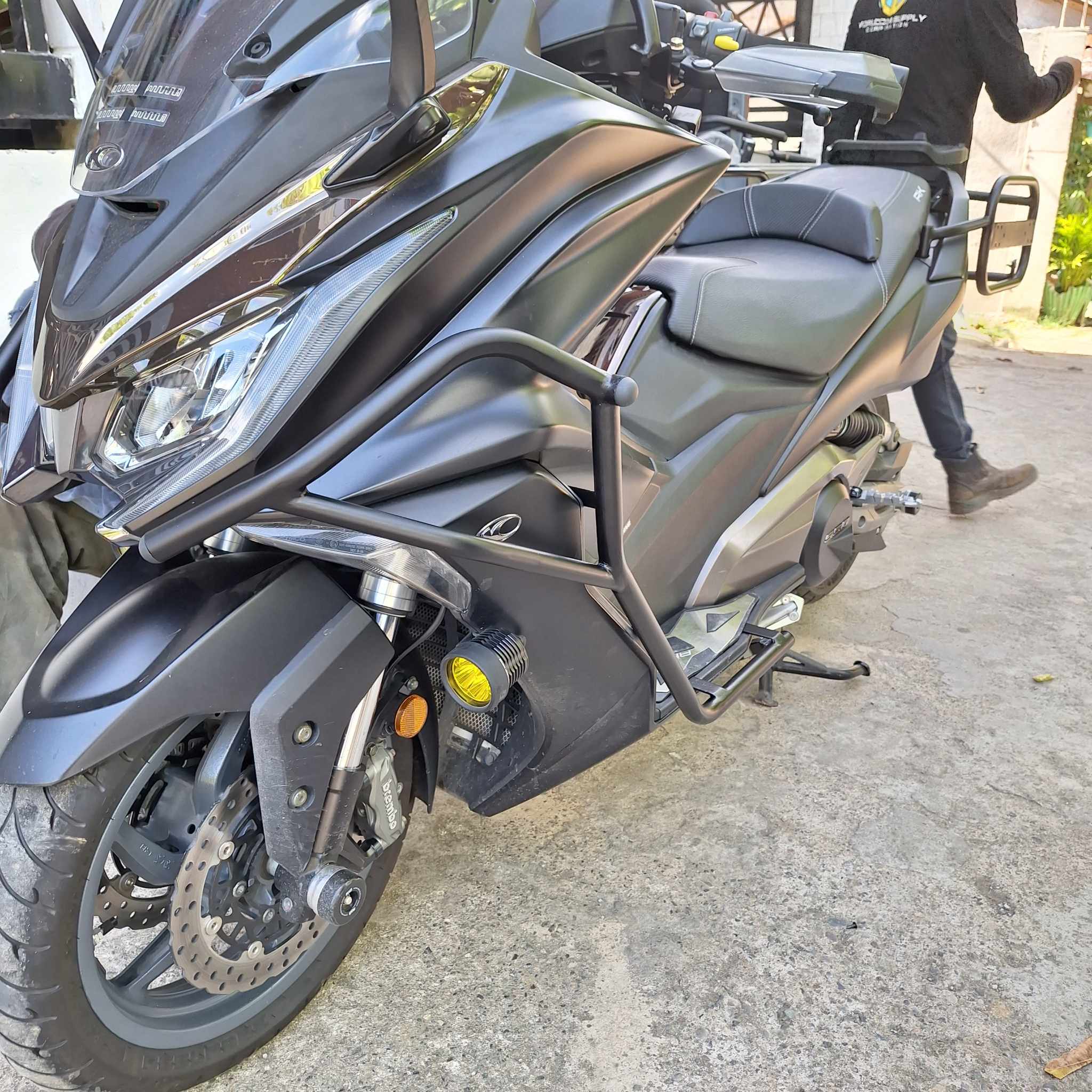 Kymco AK550 - High Quality and Heavy Duty Half Crash Guard | Lazada PH