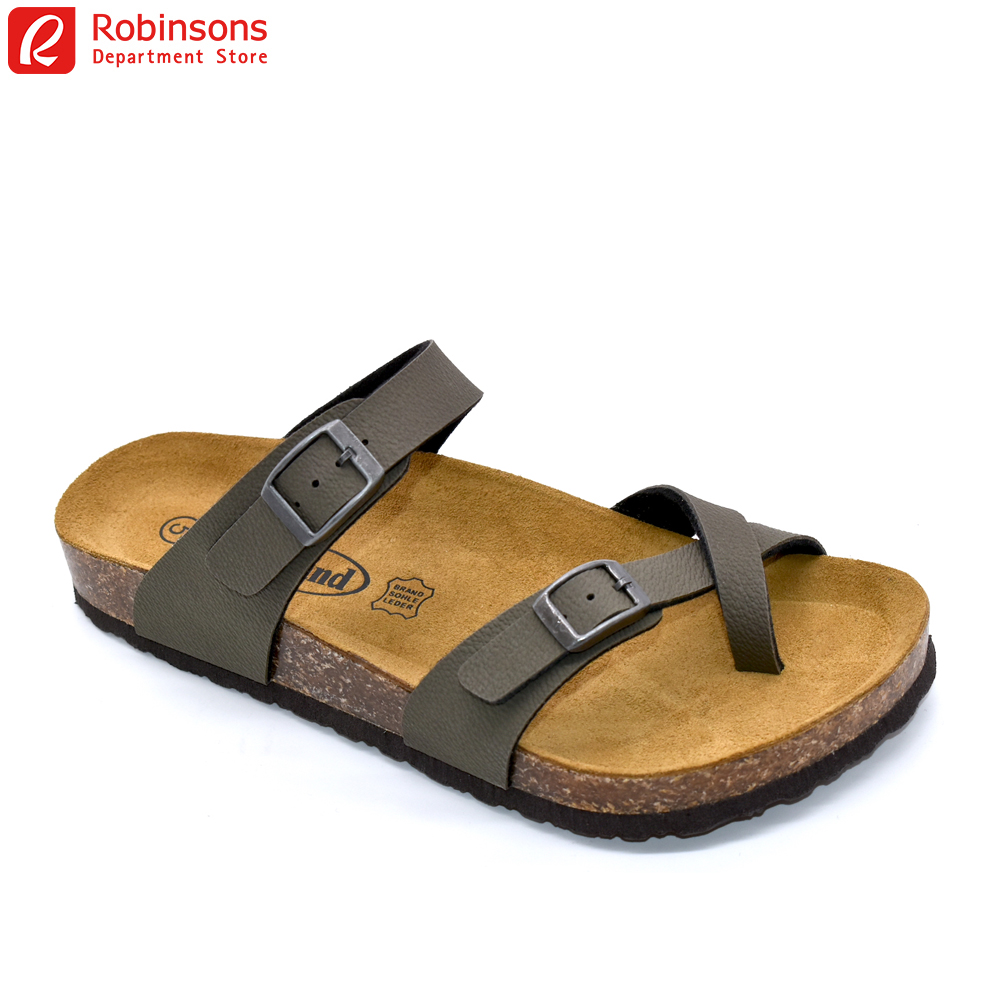 Outland Ladies19608 Auckland Sandals (Olive Emb) Lazada PH