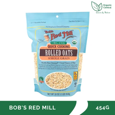 Bob's Red Mill Organic Quick Cooking Rolled Oats 454g