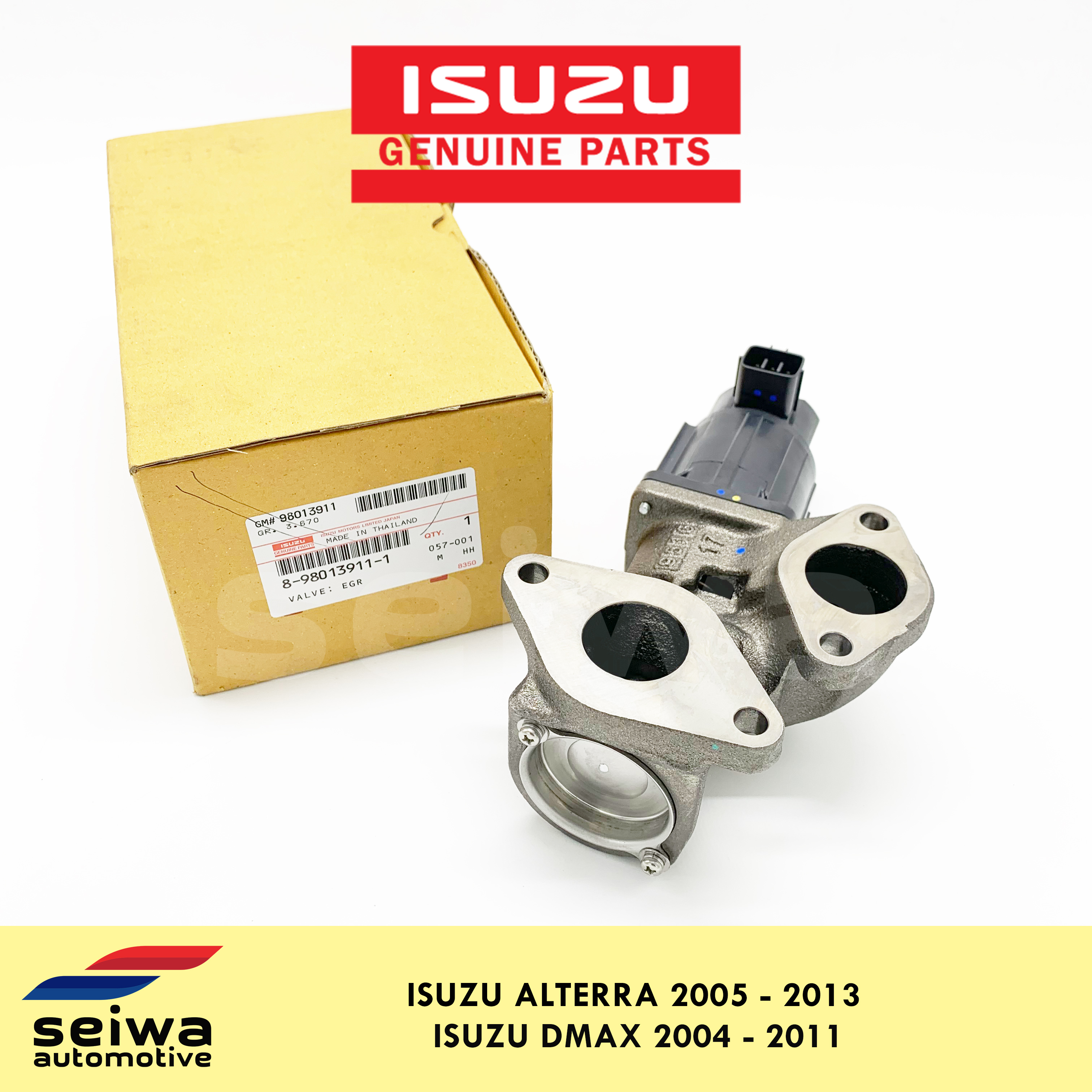 Genuine Isuzu Auto Parts EGR Valve (8980139111) for Isuzu DMax 2004