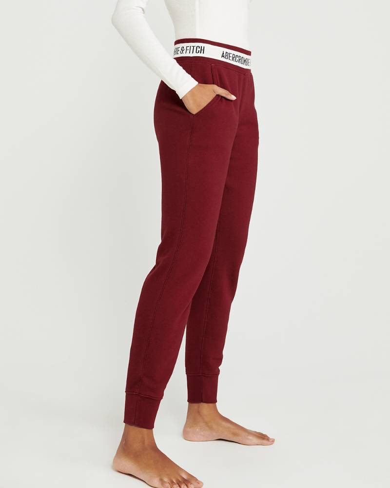 ABERCROMBIE FITCH Women s Sweatpants in Red Lazada PH