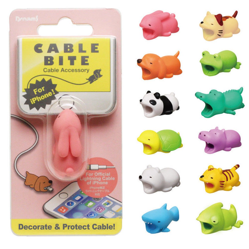 Cute Animal Cord Protector Cable Bite for iPhone and Usb Cable Protector |  Lazada PH