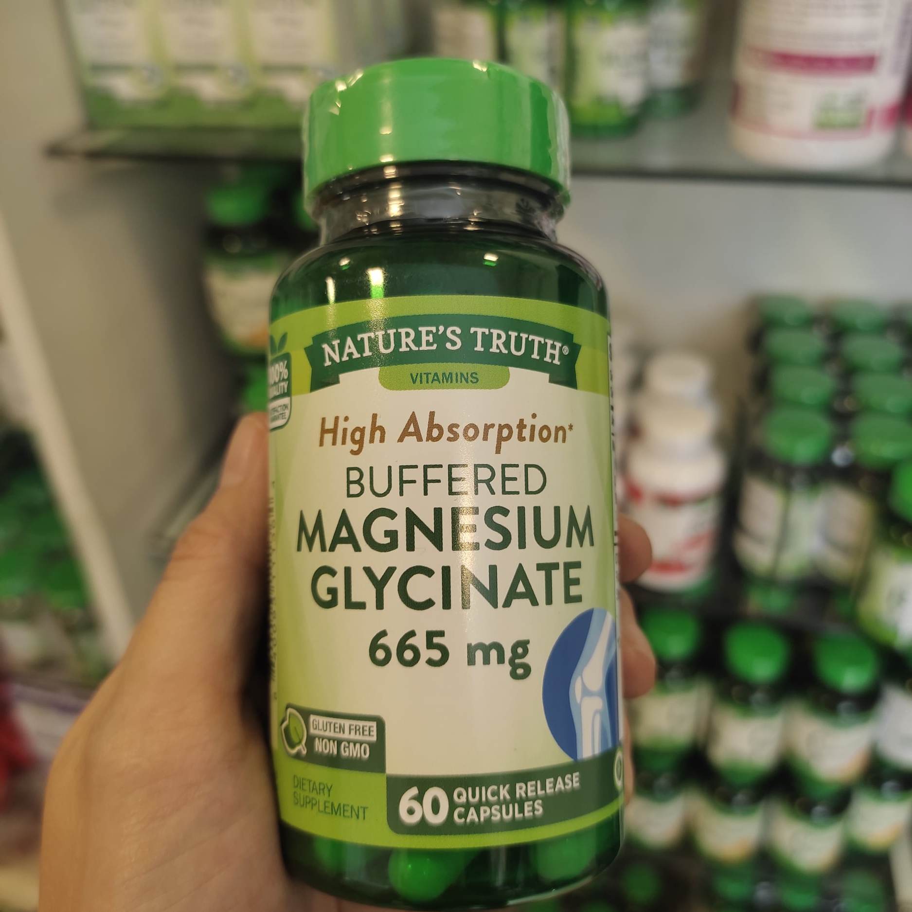 Nature's Truth Vitamins High Absorption Buffered Magnesium Glycinate