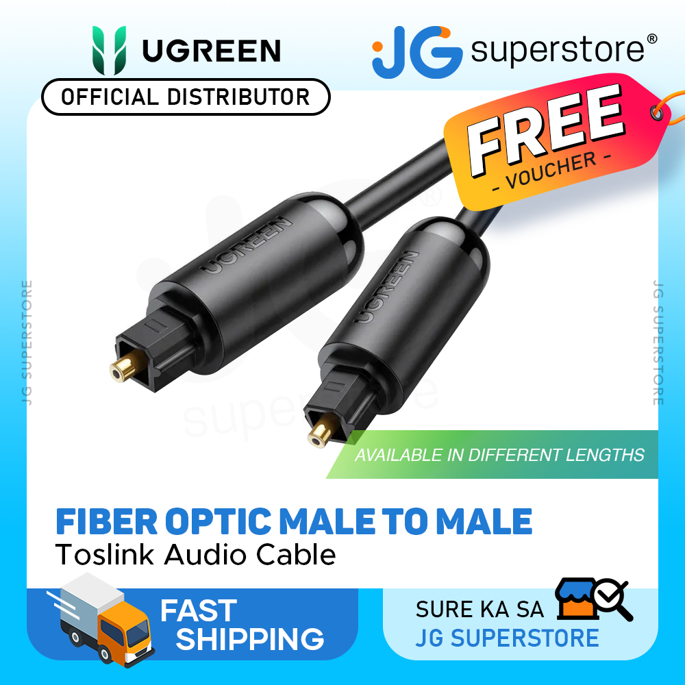 Ugreen Optical Fibre Cable Toslink Cable Premium Digital Audio