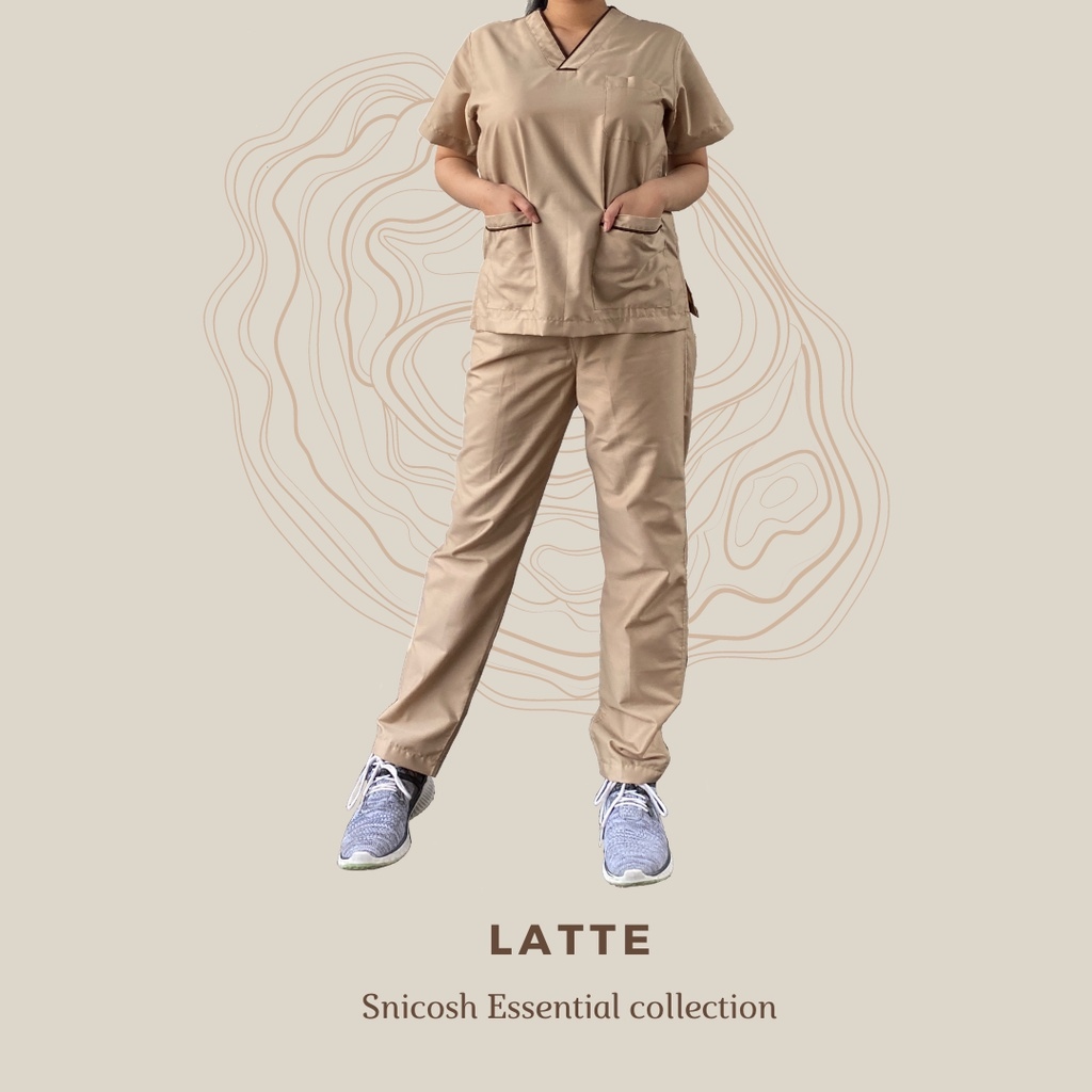 Snicosh Premium Cotton Scrub Suit Set Essential Collection Lazada Ph 1717