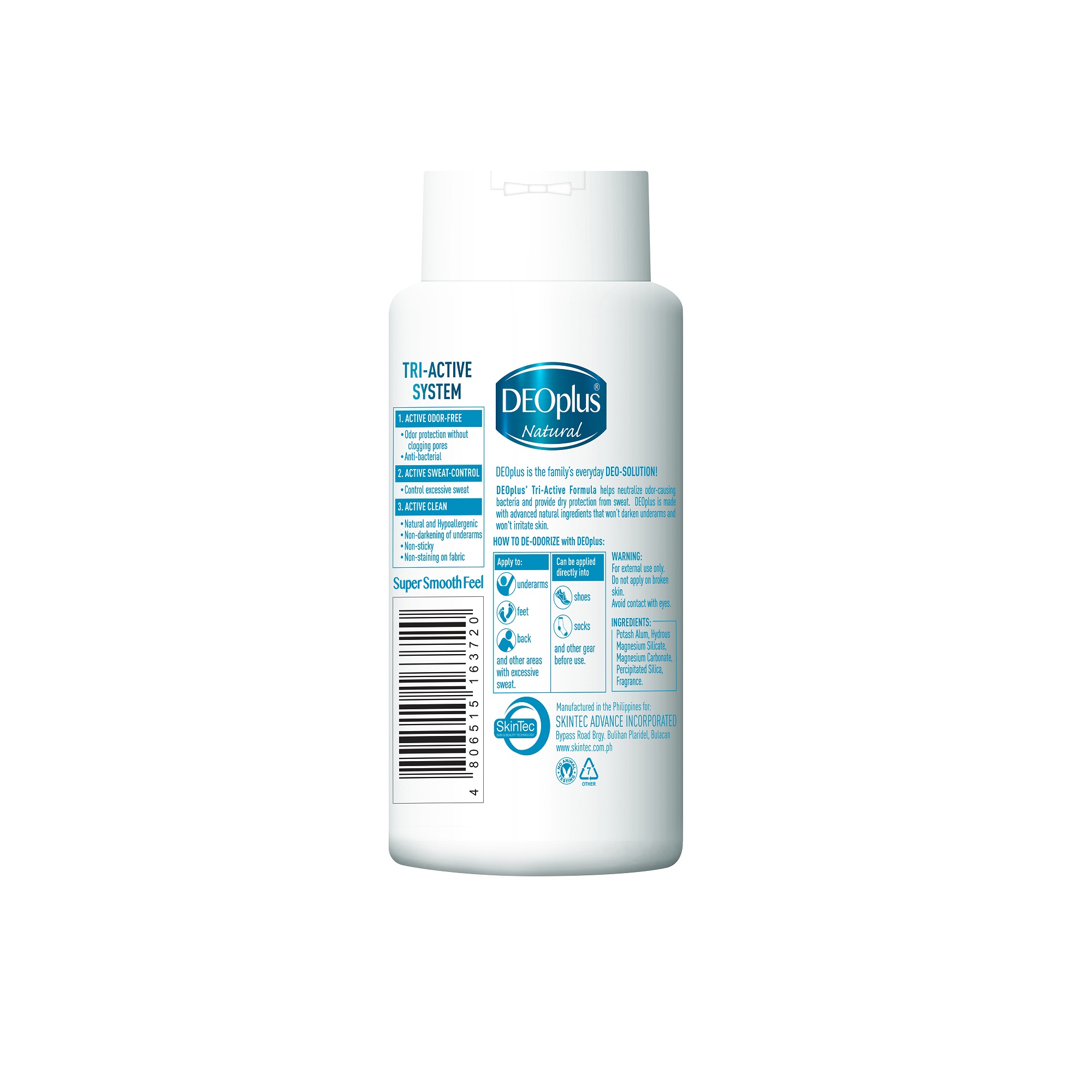 DEOPLUS Natural Deodorant Powder 40g Lazada PH