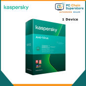 Kaspersky Antivirus 2021 Edition 1 Device 2 years License