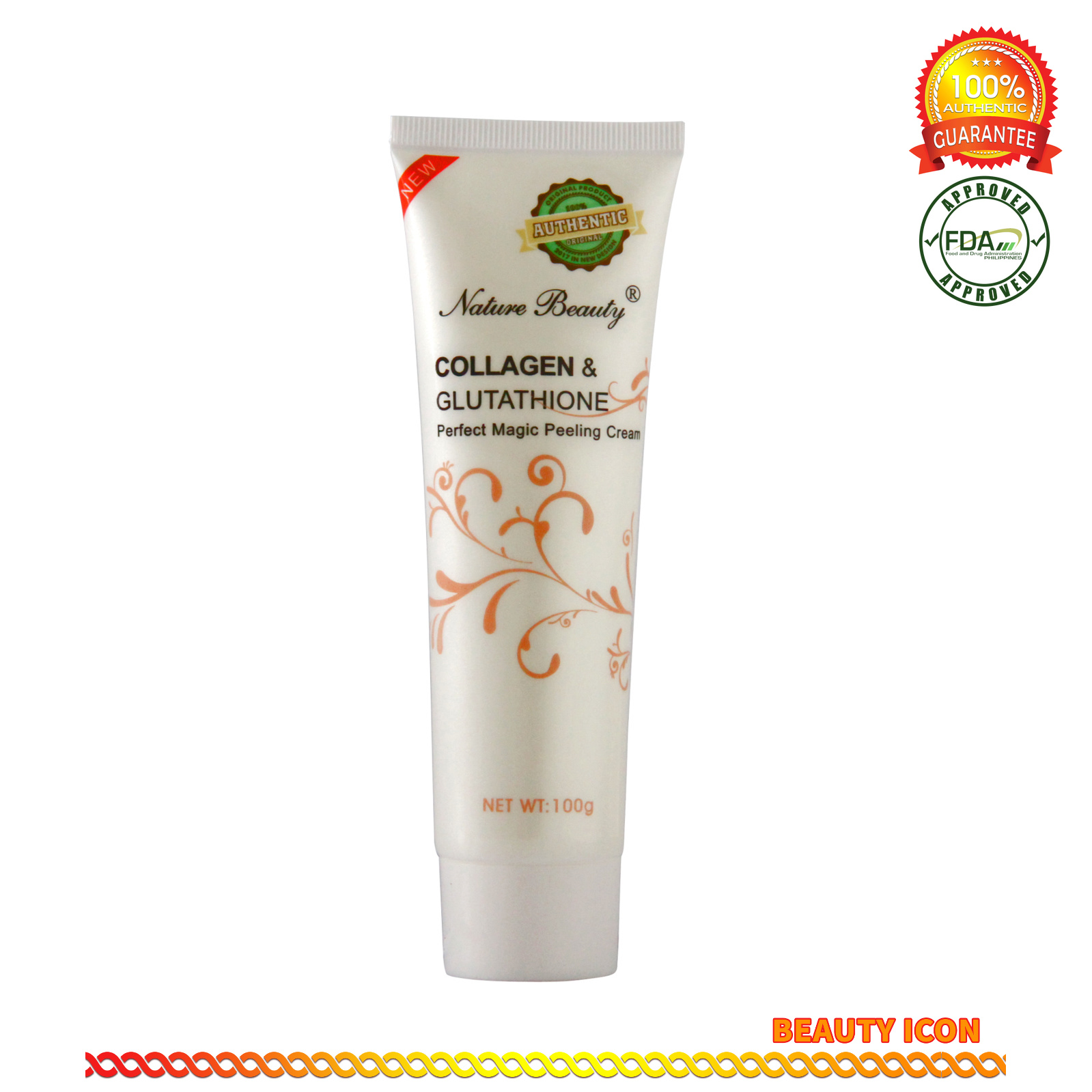 nature beauty collagen and glutathione perfect magic peeling cream ORIGINAL Collagen and Gluthathione Peeling Cream Lotions Instant White and  Removes excess skin tags Skin Problems Peeling Solutions Skin Care Nature  Beauty Collagen and Glutathione Perfect Magic Peeling Cream 100g Pampaputi  sa main image 0