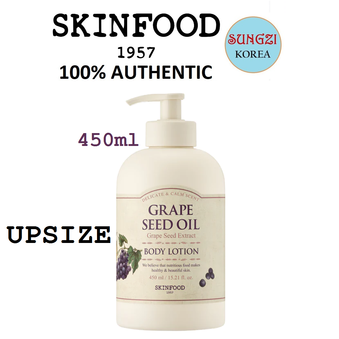 SKINFOOD Grape Seed Oil Body Lotion 450ml 2025 Korean Cosmetics Lazada PH