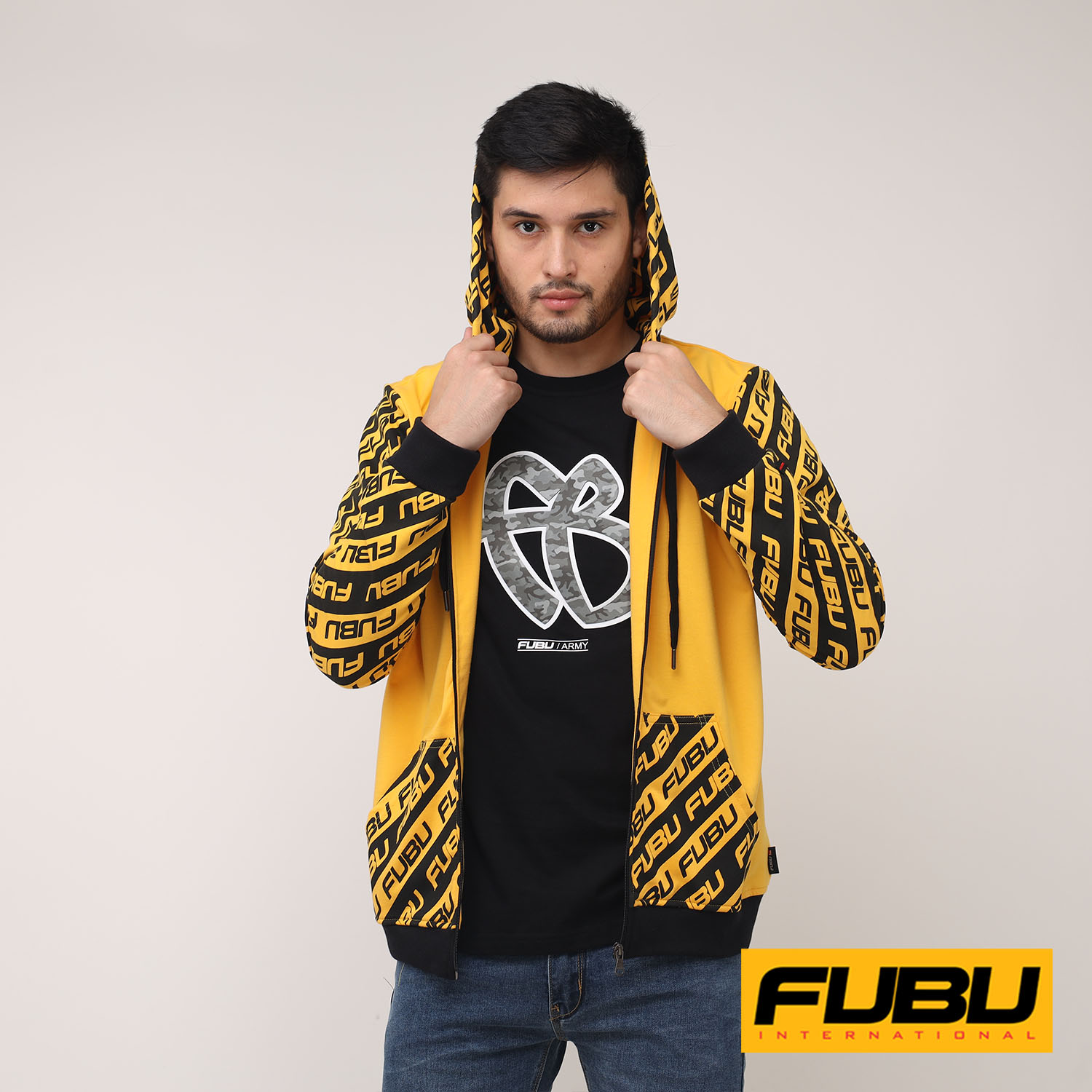 Fubu Jacket W/ Hoody FBT15A-0099 (S 