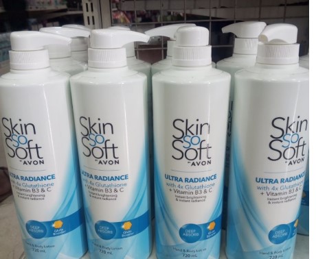 Avon Skin So Soft Ultra Radiance with 4x Glutathione Hand and Body Lotion |  Lazada PH