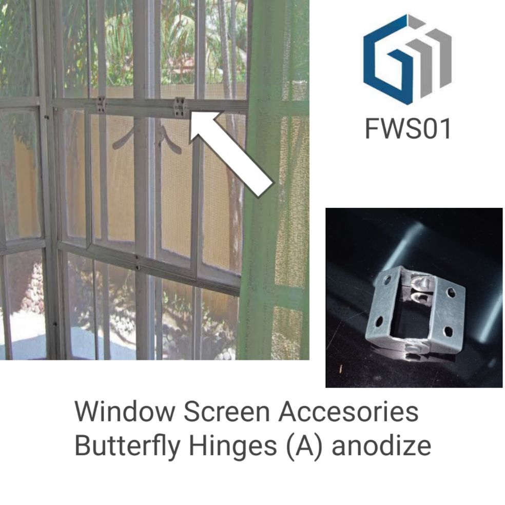 Fixed Window Screen Accessories (Butterfly Hinges) (A) Lazada PH