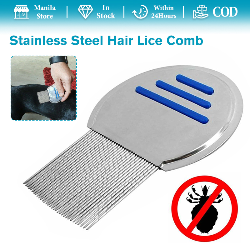 Nit Free Terminator Lice Comb Stainless Steel Hair Lice Treatment Comb