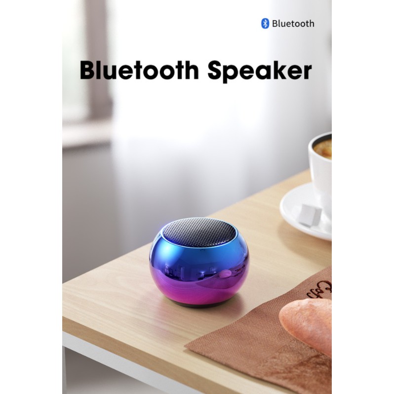 【Inventory ready 】♥ Original product+COD ♥Mini Bluetooth Speaker Wireless Speakers Outdoor Stereo Bass Loudspeaker USB With Lanyard