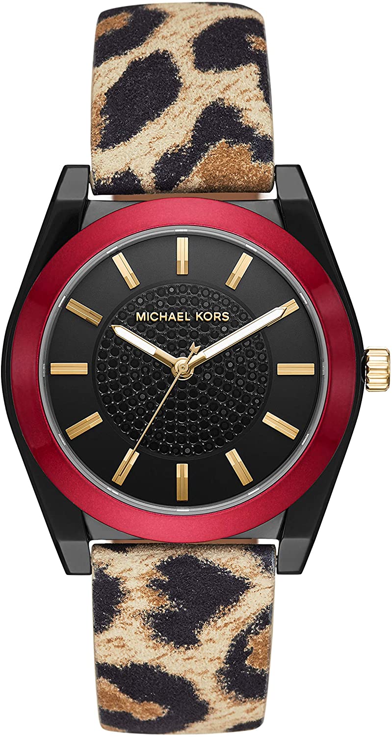 mk leopard watch Big sale - OFF 63%