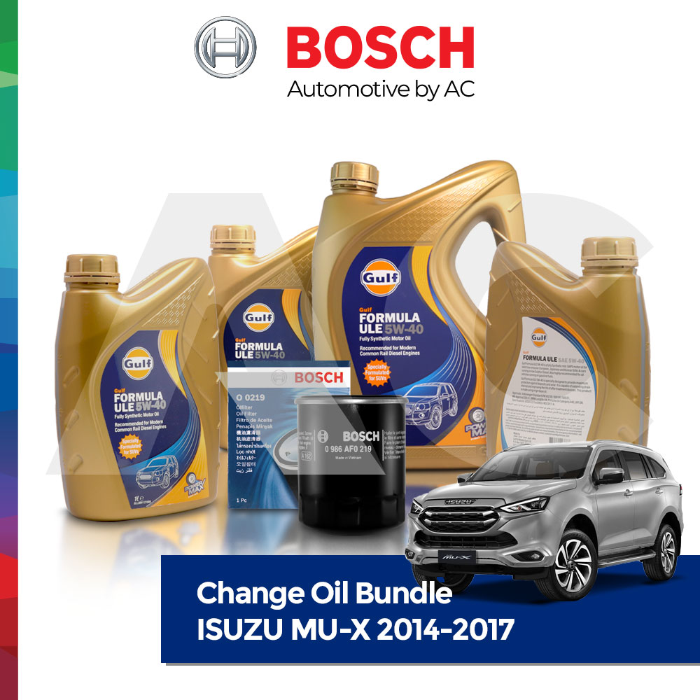 CHANGE OIL BUNDLE FOR ISUZU MUX 20142017 7L GULF FORMULA ULE 5W40