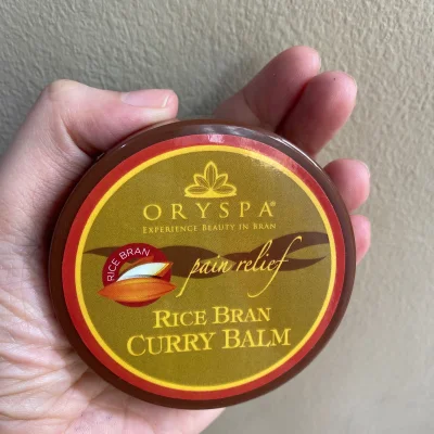 Oryspa rice bran curry balm 50 gms