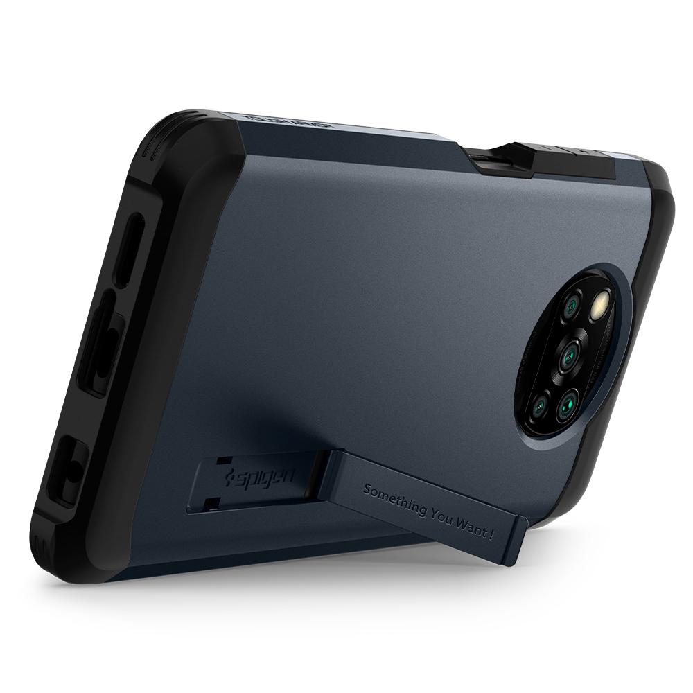 Spigen Xiaomi POCO X3 Pro X3 NFC Case Tough Armor Metal Slate - Main Image