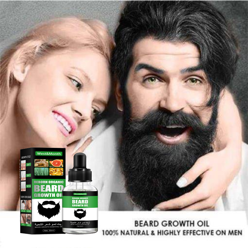 Natural Organic Beard Hair Growth Essential Oil For Men 30ml Original