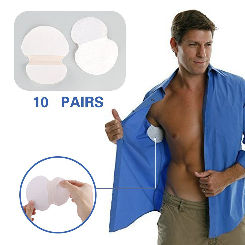 10 Pair(20Pcs) Disposable Underarm Armpit Sweat Pads Shield Guard ...