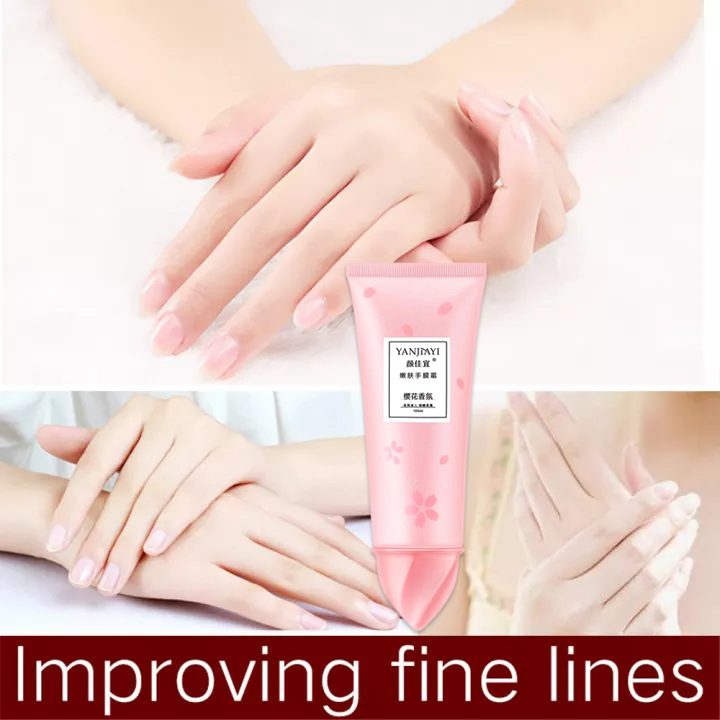 Yanjiayi Cherry Blossom Fragrance Hand Cream Moisturizer For Dry Hands