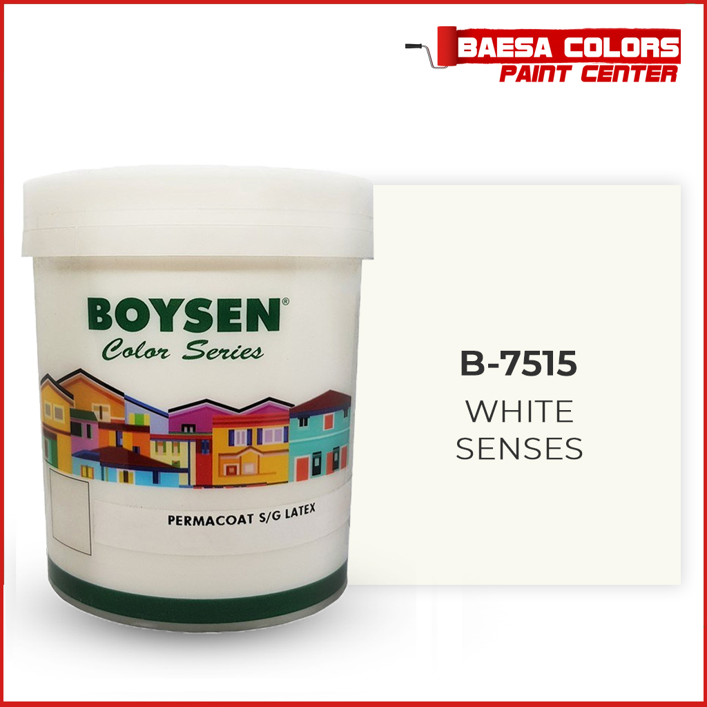 BOYSEN B-7515 WHITE SENSES SEMI GLOSS LATEX 4L | Lazada PH