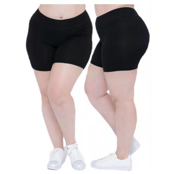 Womens Plus Size Cycling Shorts Boyleg 