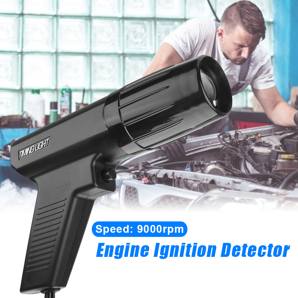 Car Inductive Timing Light Gun Tester Engine Ignition Tester Xenon Lamp 8000 RPM 