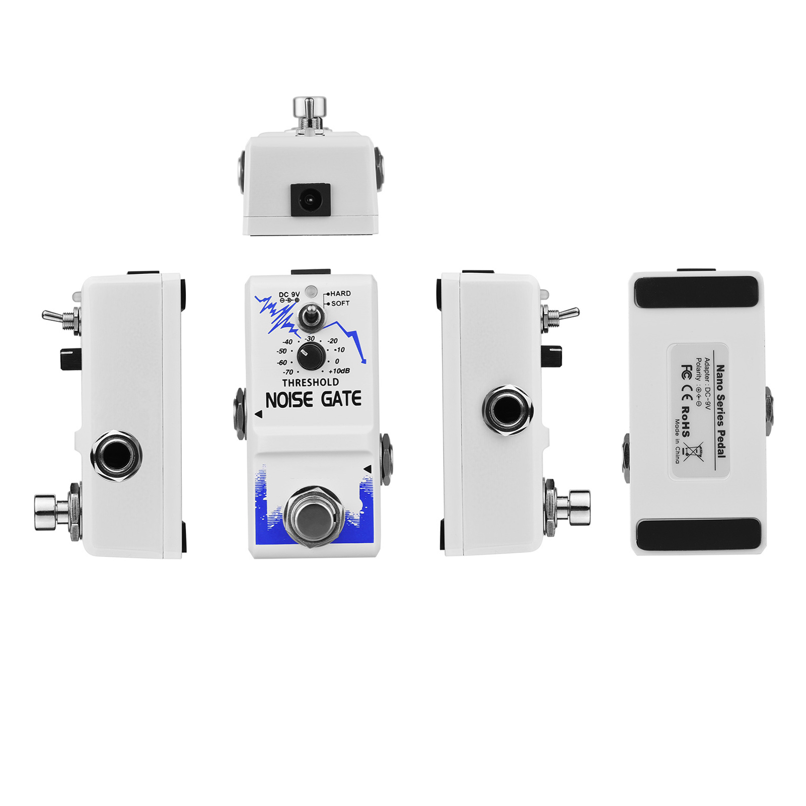 Single Noise Gate Guitar Effect Pedal True Bypass Zinc Alloy Shell BO