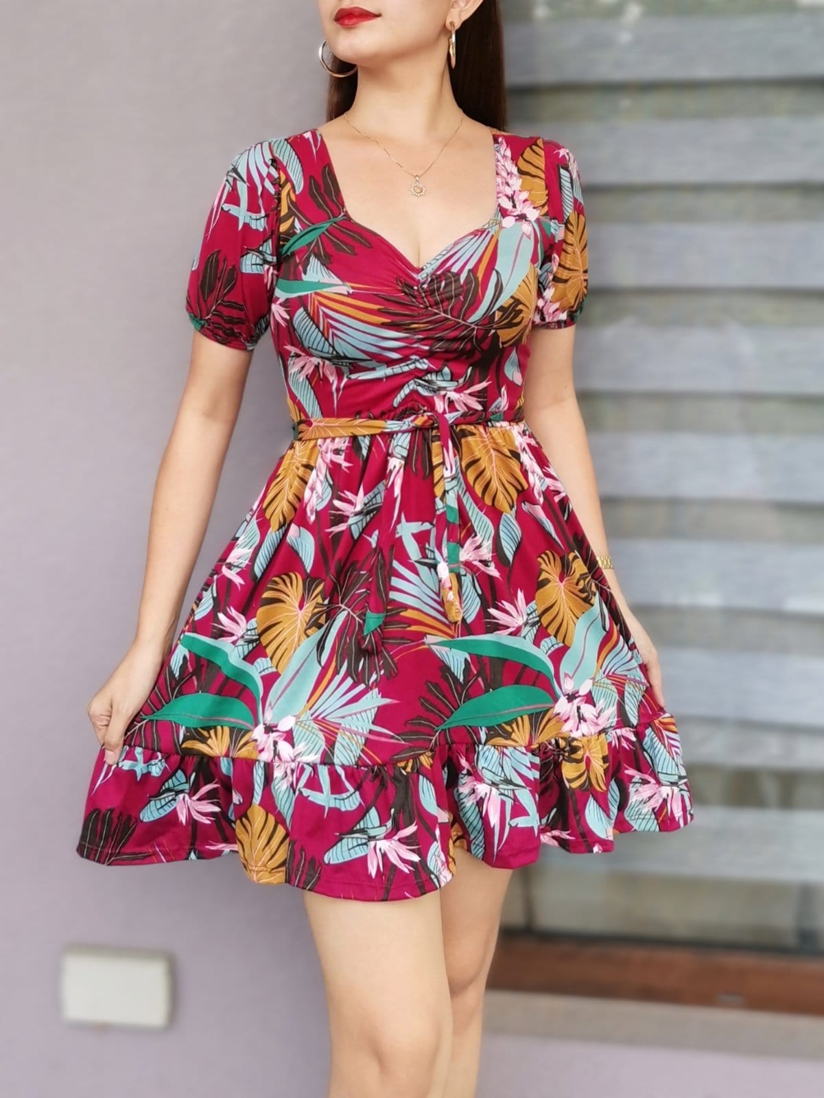 NICE YAN Thalia Mini Dress Lazada PH