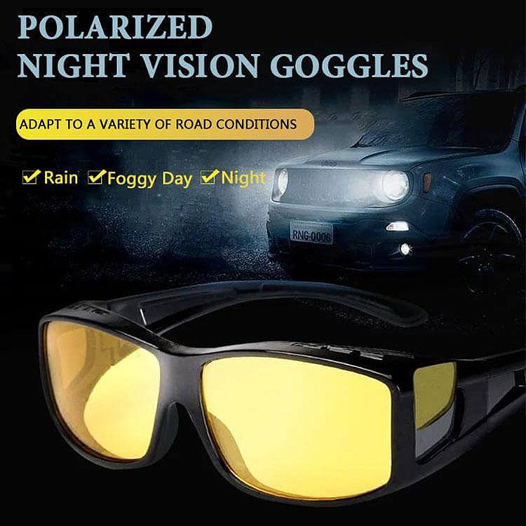HD Night Day Driving Wrap Around Prescription Glasses Anti Glare