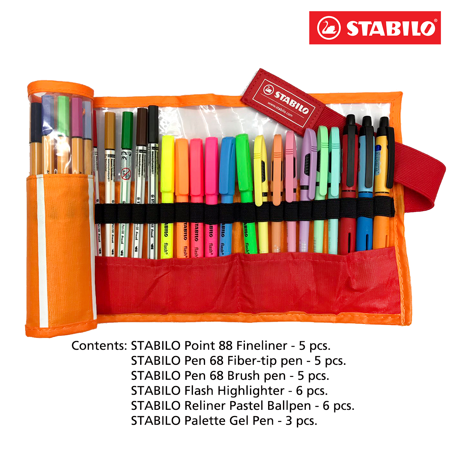 Point 88 Fineliner Pen Set - Assorted Colors, Set of 30
