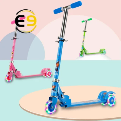 E9 Ride-On Push Scooter for Kids with Laser Wheel with box
